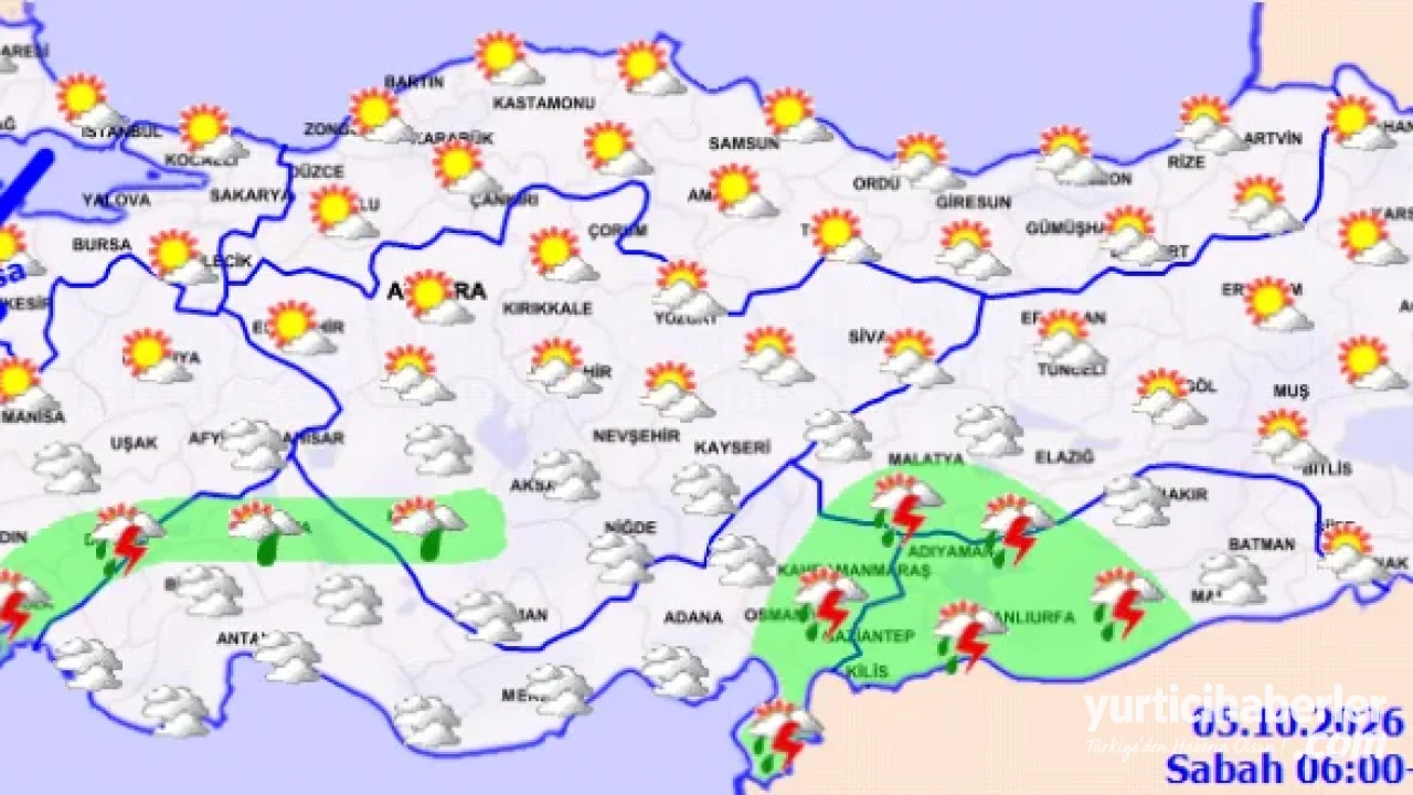Meteoroloji'den Son Dakika Uyarısı: Yurt Genelinde Serin Hava ve Fırtına Alarmı - Detay Görsel 1