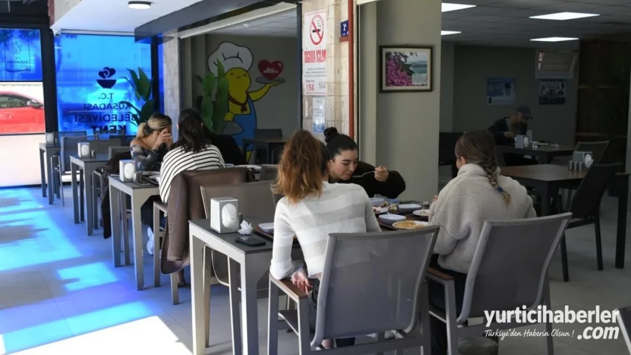 KUŞADASI BELEDİYESİ KENT LOKANTASINDA SÜPER LEZZET, UYGUN FİYAT, BOL PORSİYON……..