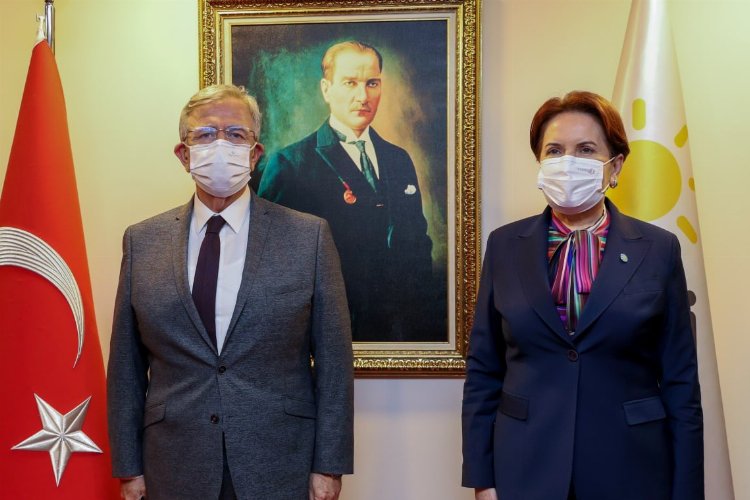Meral Akşener, Başkan Yavaş’ı kabul etti