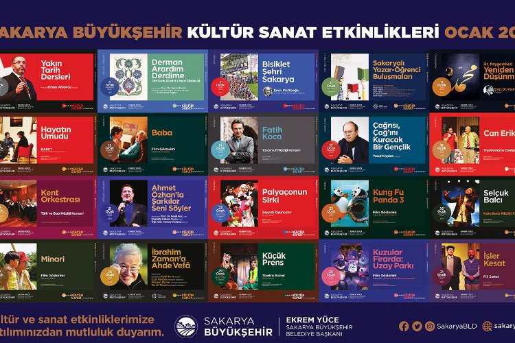 Sakarya’da 2022 sanatla geçecek