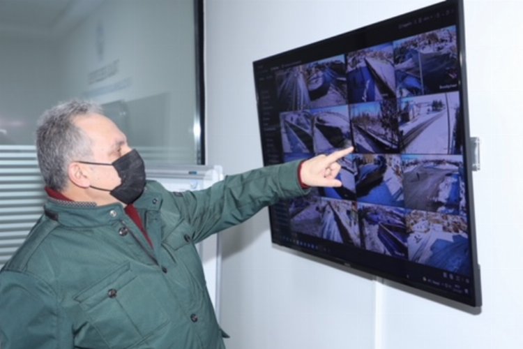 Kayseri Talas’ta kış mesaisi