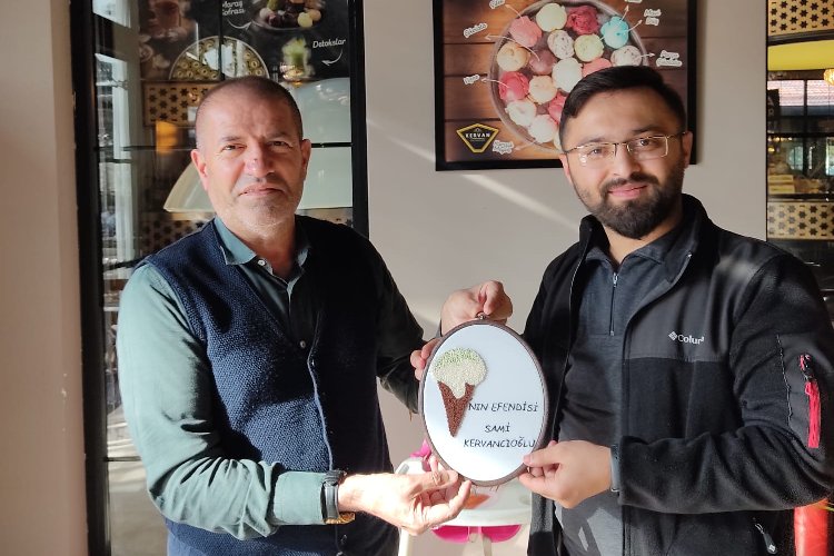 Dondurmanın Efendisi Sami Usta’ya ziyaret