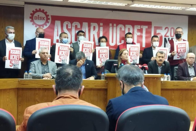DİSK’ten asgari ücret için 5.200 TL talebi