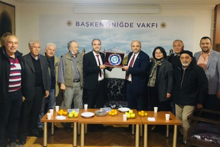 Başkent Niğde Vakfı Rektör Uslu’yu ağırladı