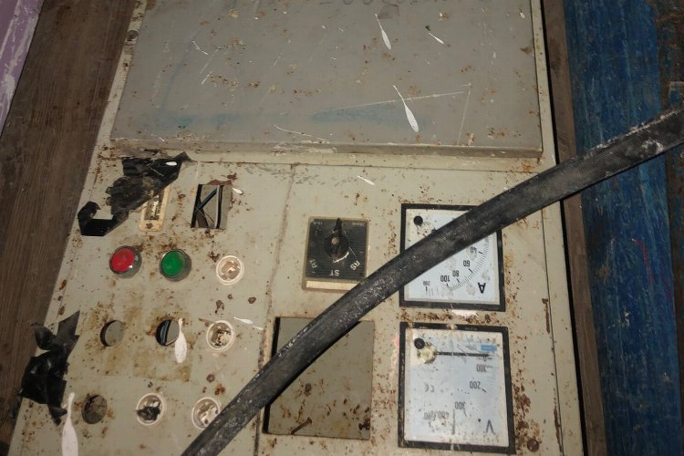 Elektrik panosu hırsızı yakalandı