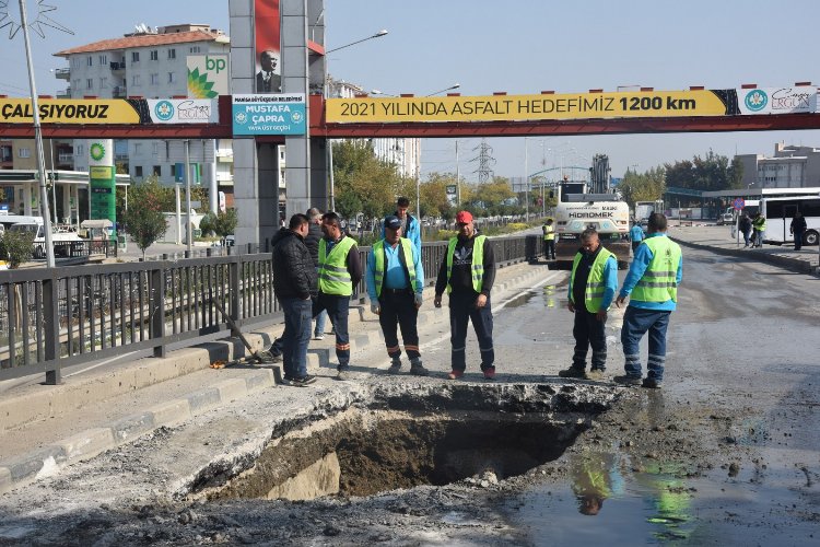Manisa Mimarsinan’da kanalizasyon sorunu çözüldü