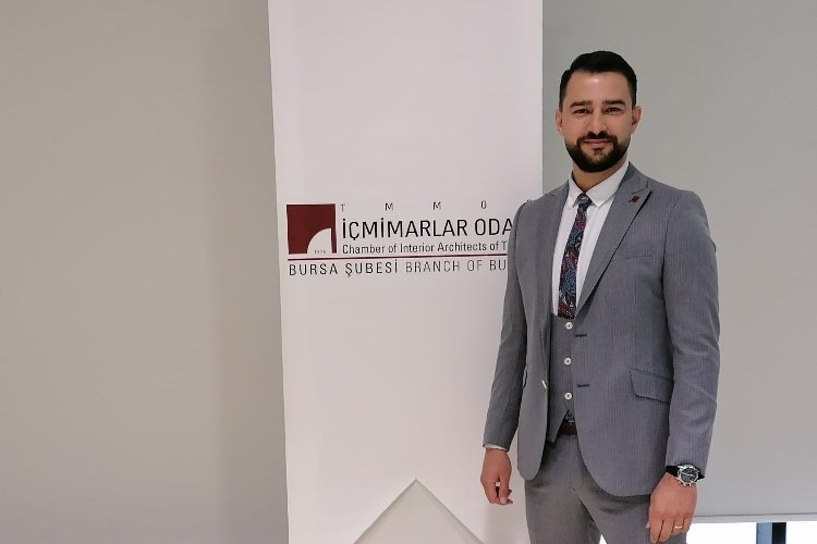 İç Mimarlar Odası Bursa Şubesi’nde Ali Gözütok dönemi
