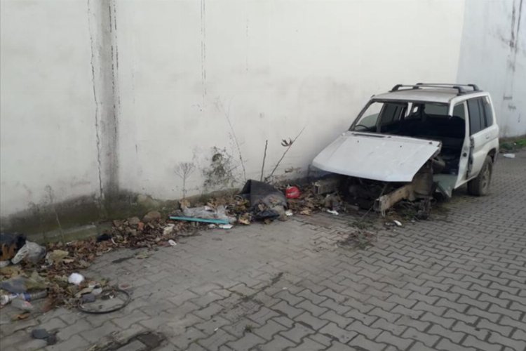 Bursa İnegöl’de hurda araçlar toplandı