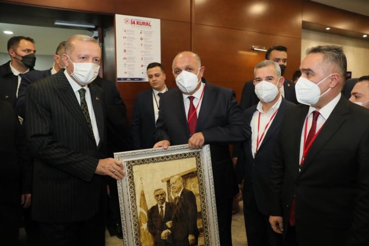 Malatya Doğanşehir’den Cumhurbaşkanı Erdoğan’a tablo