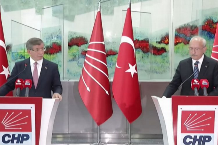 Kılıçdaroğlu ve Davutoğlu’ndan ortak açıklama