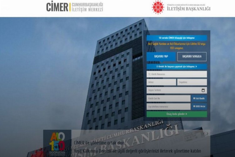 CİMER’e en çok başvuru Hatay’dan