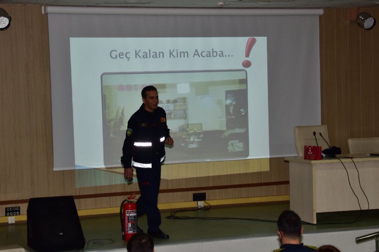 Malatya’da doğal afetle ilgili eğitim verildi