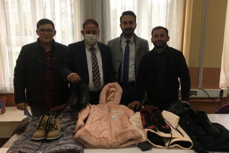 Bursa’da Dağ-Der’li gençler kardeşlerini üşütmedi