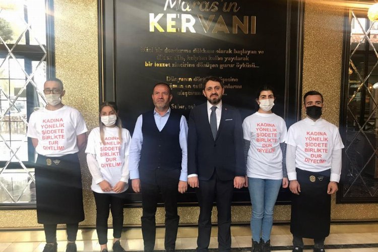 Kervan’dan kadına şiddete ‘Hayır’