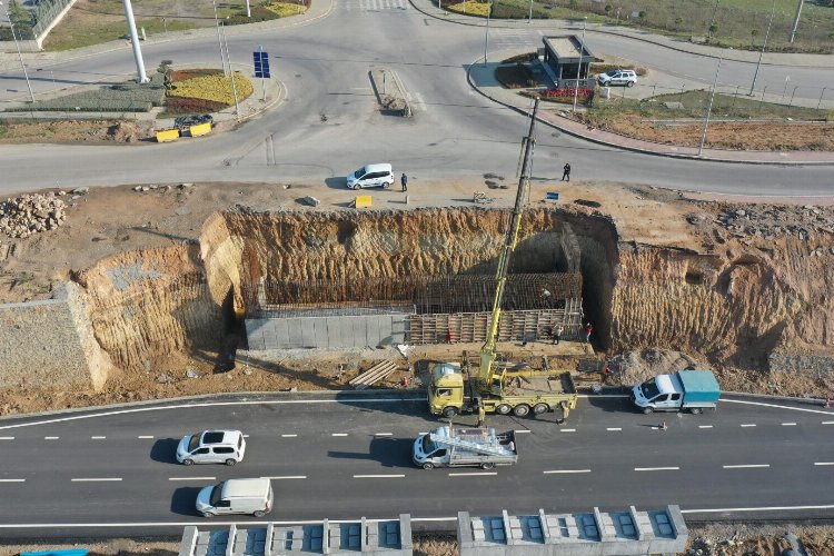 Kocaeli Gebze’de TEM çalışması devam ediyor