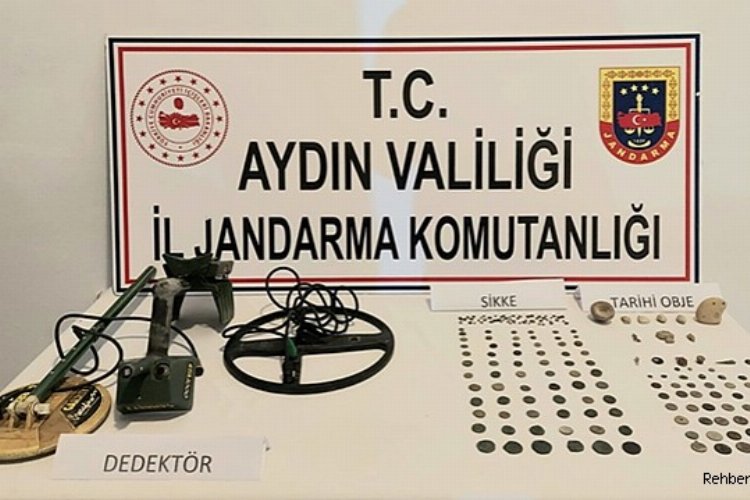 Didim’de kaçırılan 127 tarihi eser ele geçirildi