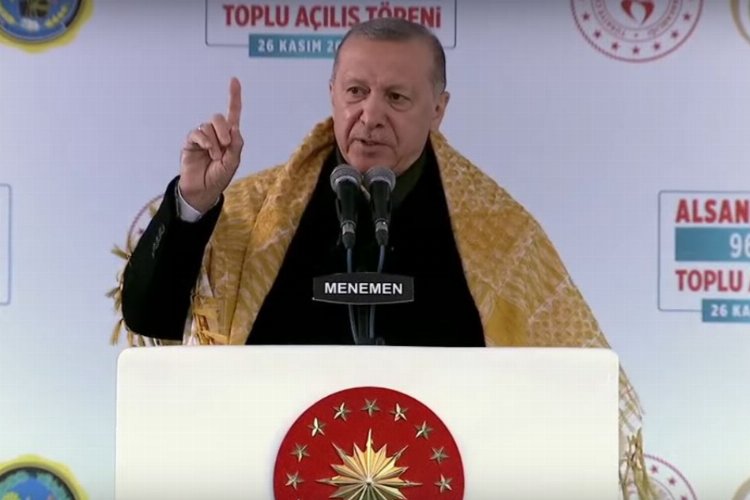 Cumhurbaşkanı Erdoğan’dan İzmir’de ‘faiz’ mesajı