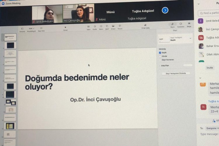 Kocaeli İzmit’te anne adaylarına eğitim
