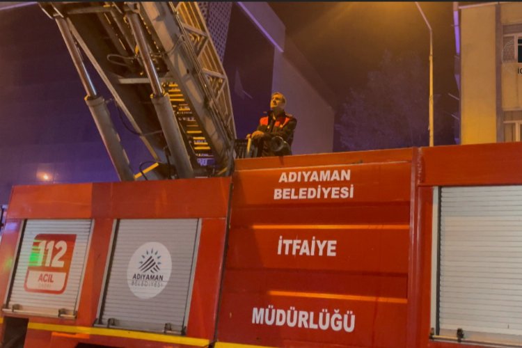 Adıyaman’da anahtarı evde unuttu paniğe kapıldı
