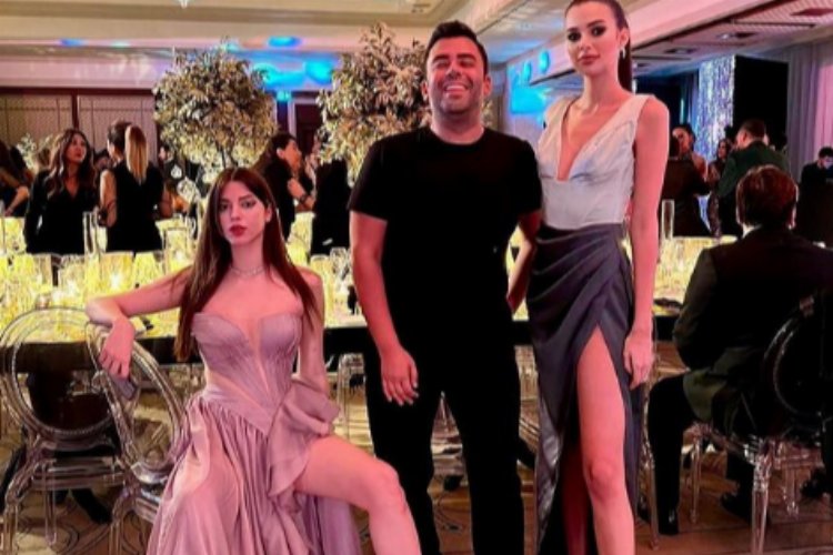 ‘Derin’ yırtmacıyla poz verdi