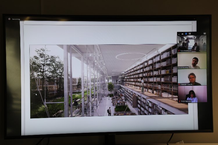 Kayseri Talas’ta ‘millet bahçesi’ yükseliyor