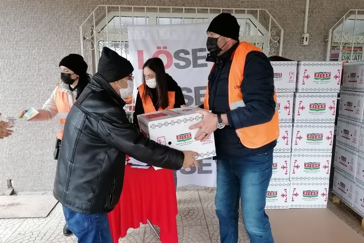 LÖSEV, Güney Marmara’da et dağıtımına devam ediyor