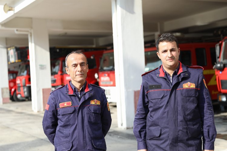 Gaziantep’te itfaiye 2 yaşındaki çocuğu kurtardı