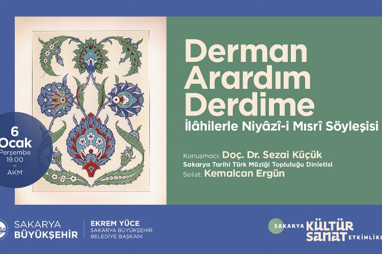 Sakarya’da Niyâzî-i Mısrî anılacak